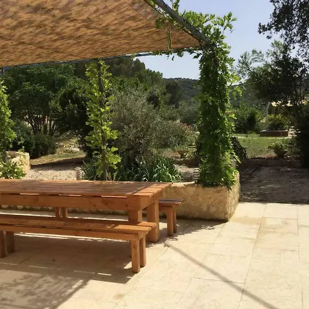 Mas Provençal Avec Bassin Naturel Et Jacuzzi, Très Belle Vue, Situé à Pujaut, Proche D'avignon, 10 Personnes, Ls6-345 Bori Casa de Férias